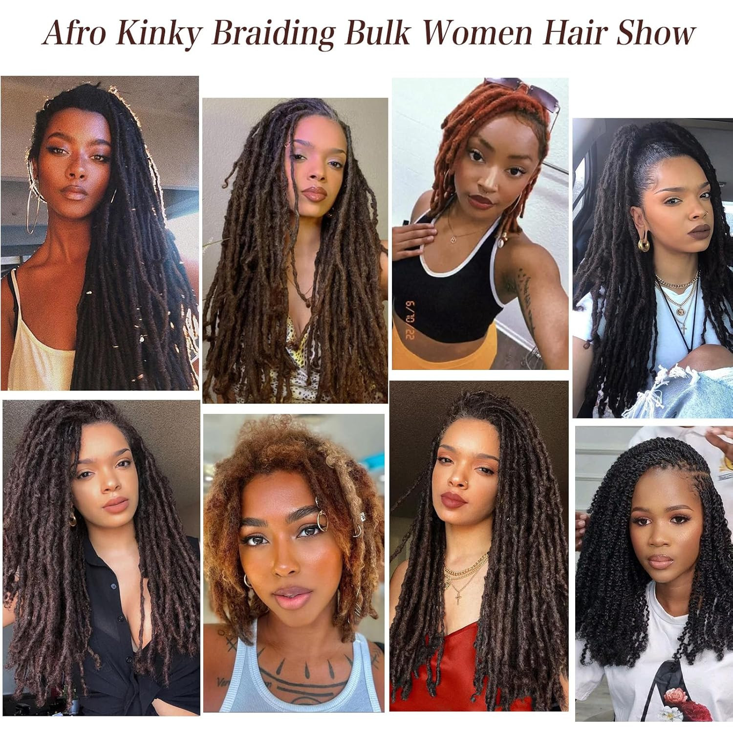 16 Inch 3 Bundles 90g Natural Black Afro Kinky Curly Braiding Bulk Hair For Mini