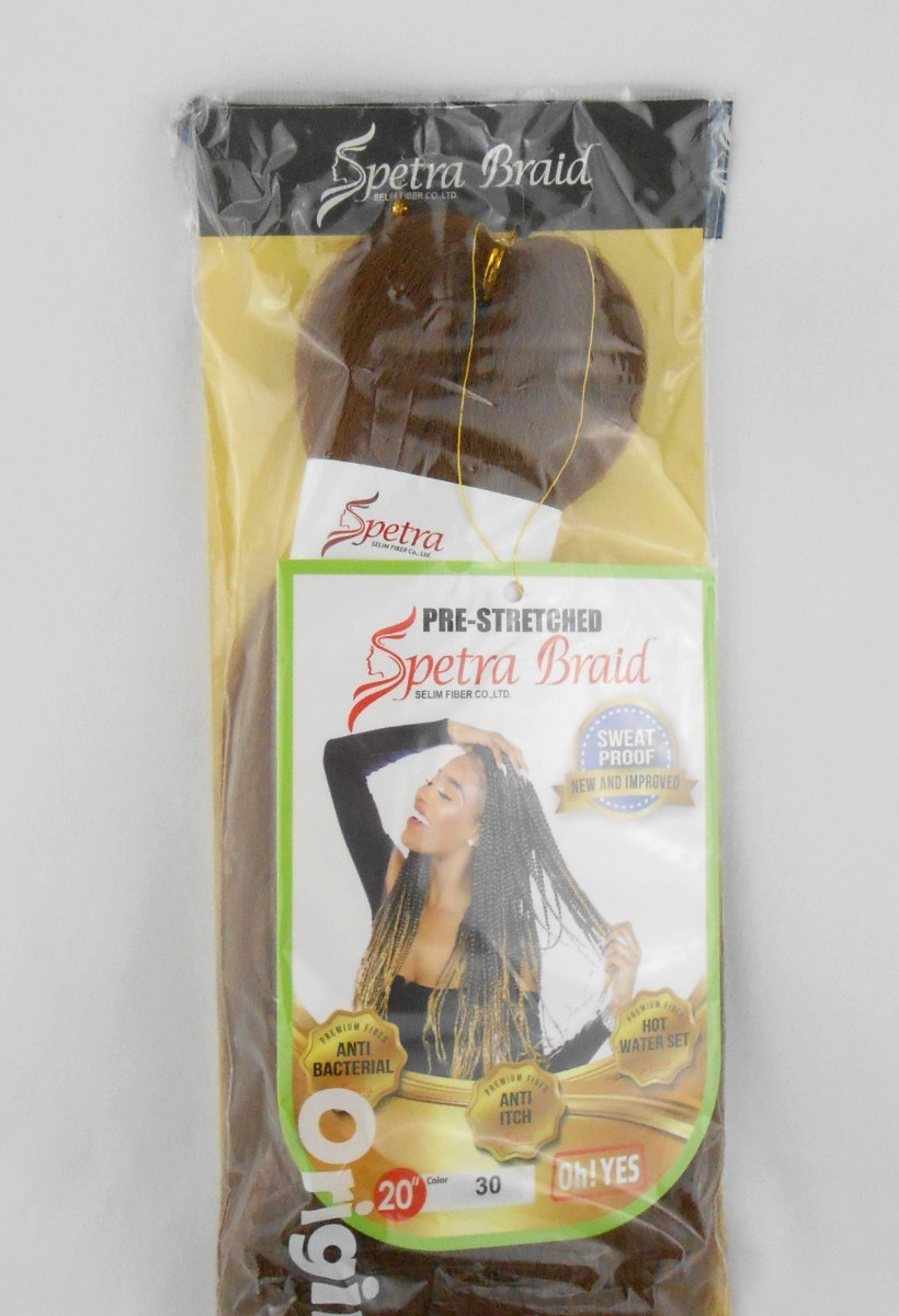 Oh Yes Spetra Braid 20″ Hair Professional Pre Stretched Color 30 Brown New