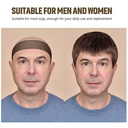 2 Pcs Silicone Wig Grip Band Adjustable Wig Headband No Slip Wig Bands Holder