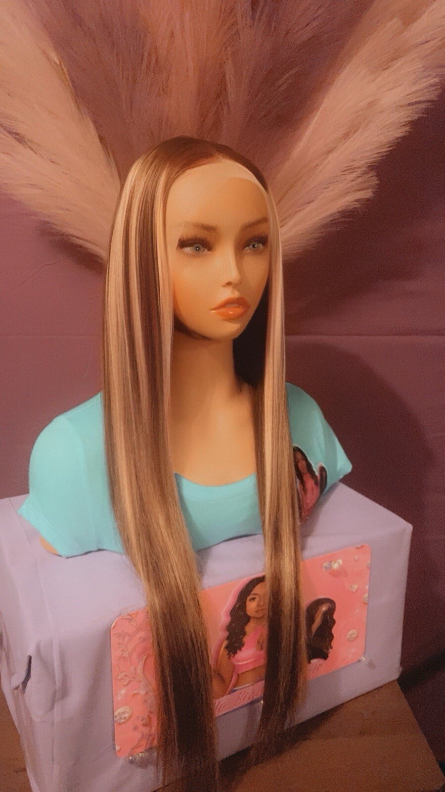 Johnetta Unit_Custom Blonde Highlights 13X4 HD Lace Frontal Human Hair Wig