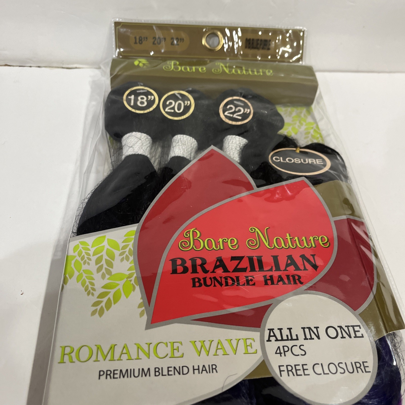New York Queen Bare Nature Brazillian Bundle Hair Romance Wave Blue&Purple 4 PCS