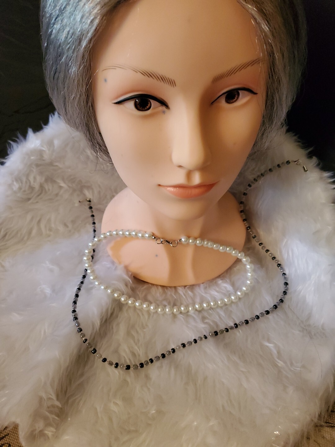 Salt And Pepper Ladies Wig, Daily Wear Or Dress Up Play. Feels So Soft Like Real