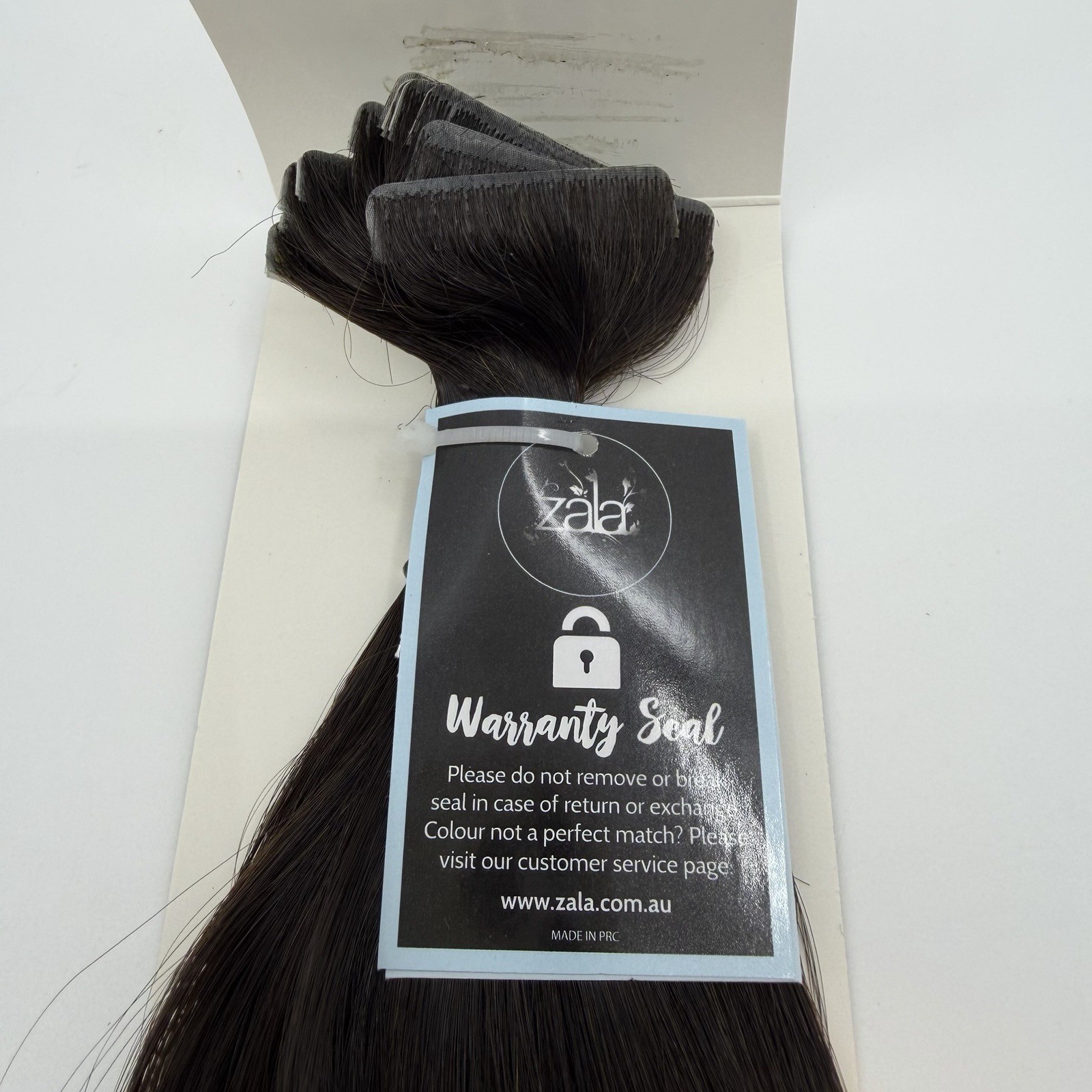 ZALA Premium Remy Hair Extensions Invisible Tape Ins 20” #1C 22” 20 Pieces NEW