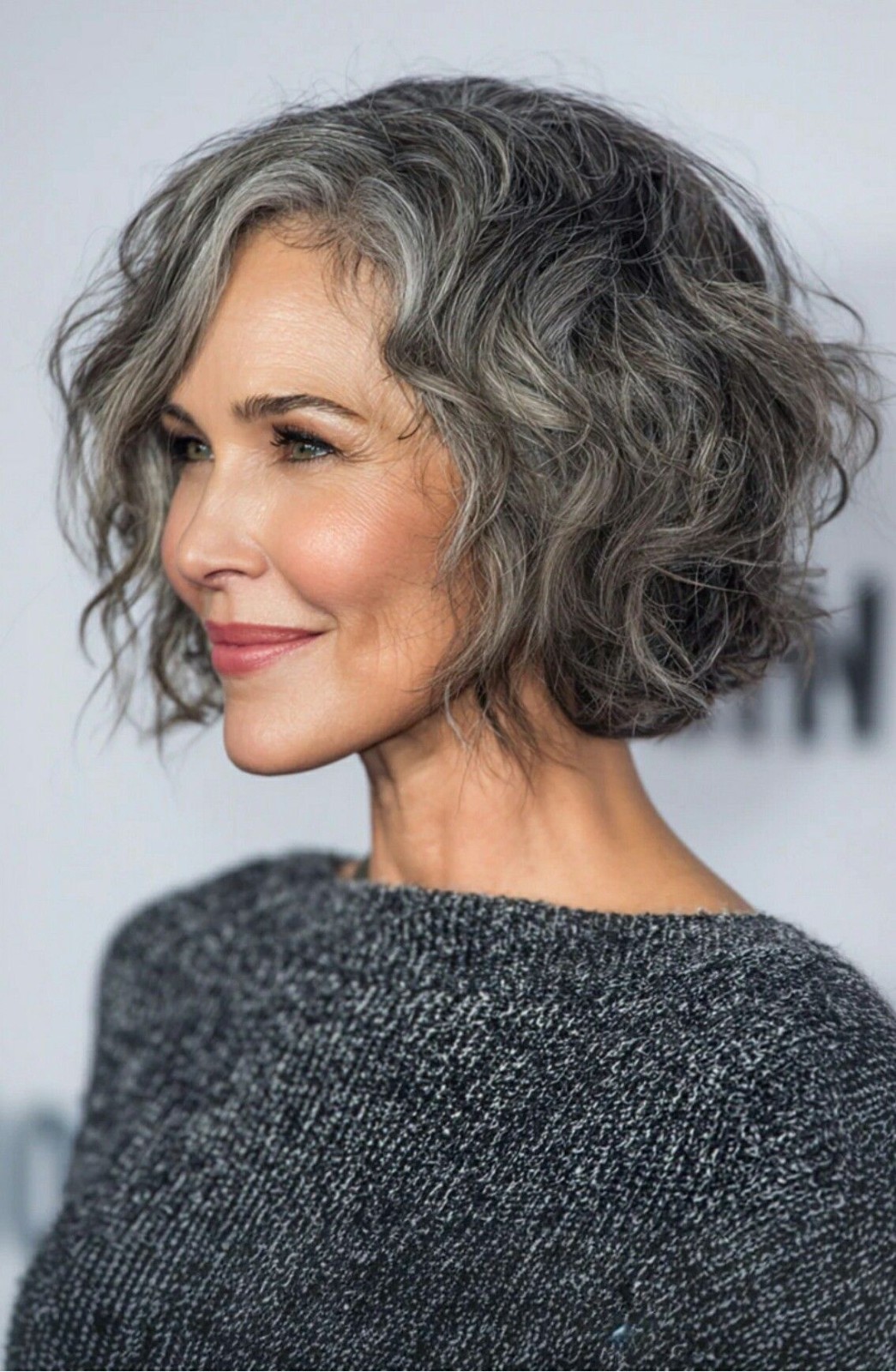 Salt and Pepper Highlight Short Wave 100% Human Hair 13×4 Lace Front Wigs