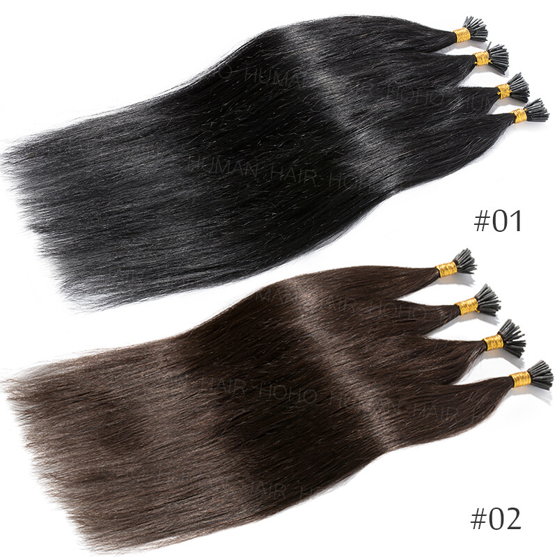 I Tip Stick Pre-bonded Keratin 100% Remy Human Hair Extensions 200 Strands THICK