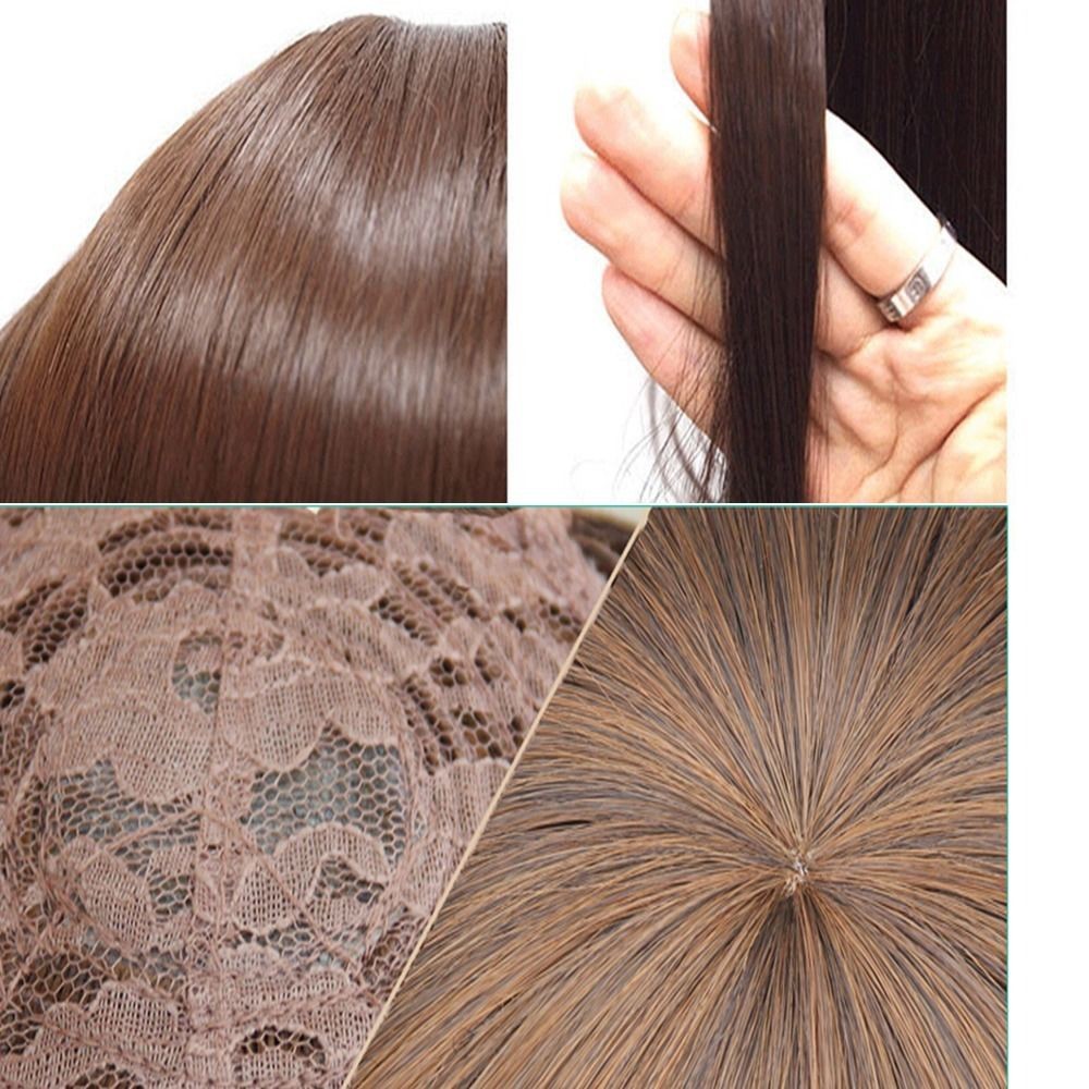 Ombre Long Curly Wavy Hair Wig Women Long Full Wigs with Bangs Cosplay Party #lg