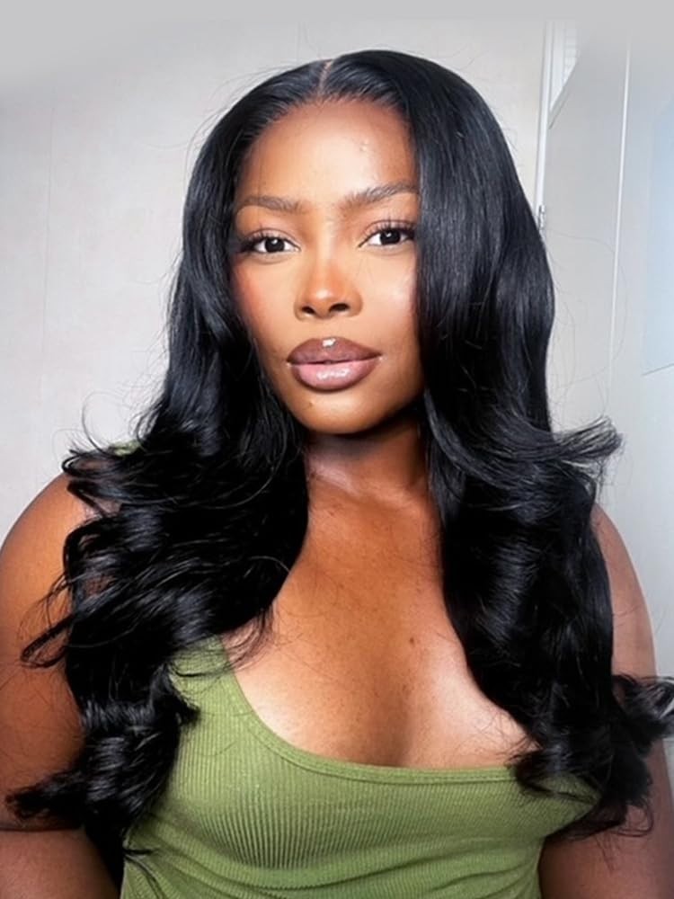 18 Inch Body Wave Lace Front Wig – Glueless, Pre-Plucked, Ready to Wear, Human H