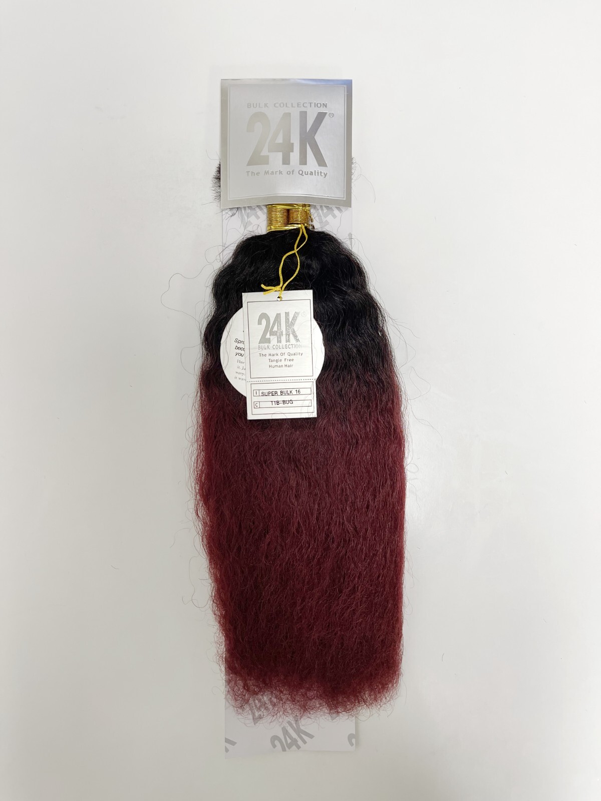 Blended Human Hair Super Wave Bulk Wet Wavy for Braiding 16-24” Select Colors