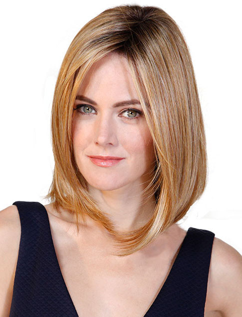 LACE FRONT MONO TOP STRAIGHT TOPPER by BelleTress, 14″ or 18″, *ALL COLORS* New