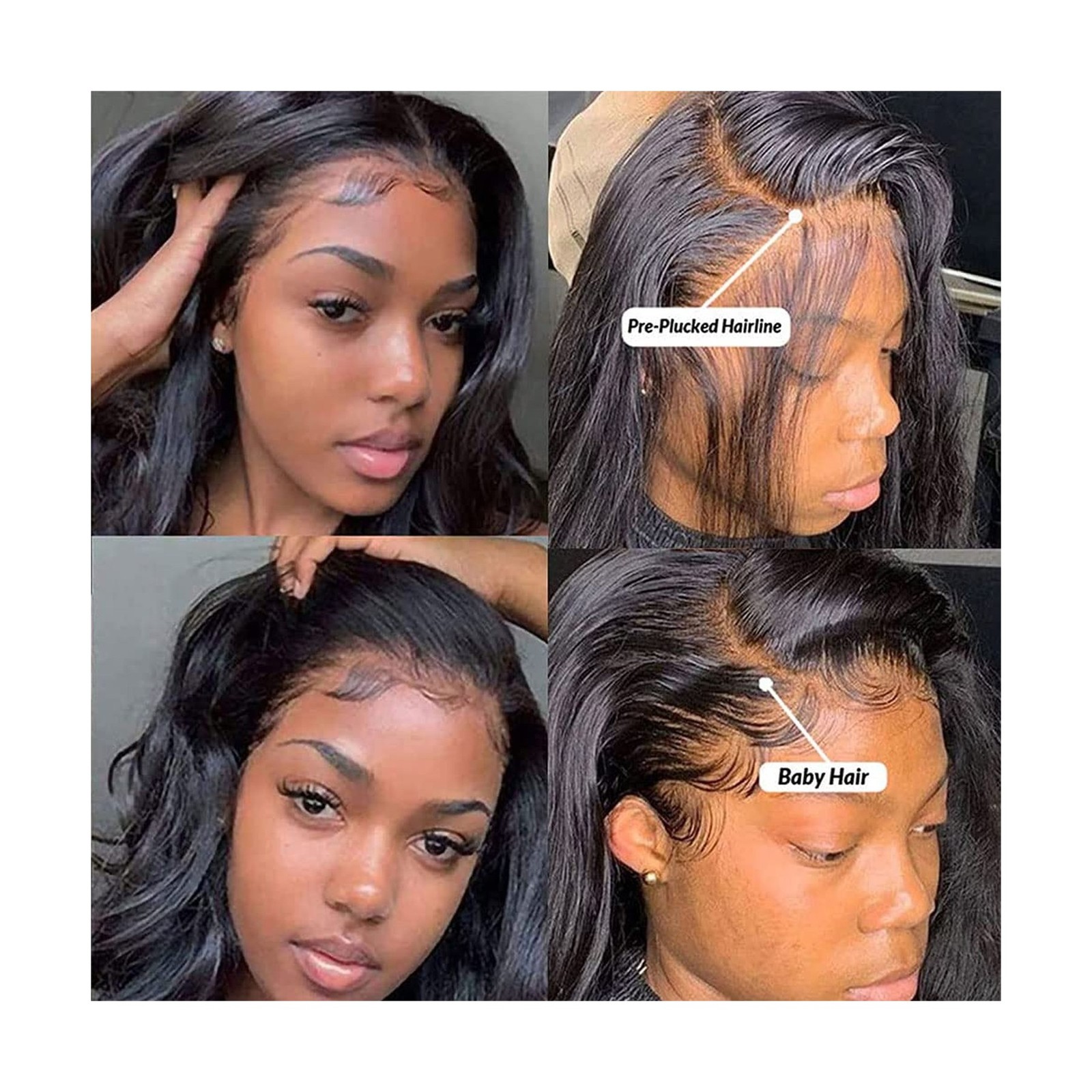 14 Inch 13×4 HD Lace Frontal Closure 100% Brazilian Virgin Human Ha… Fast Ship