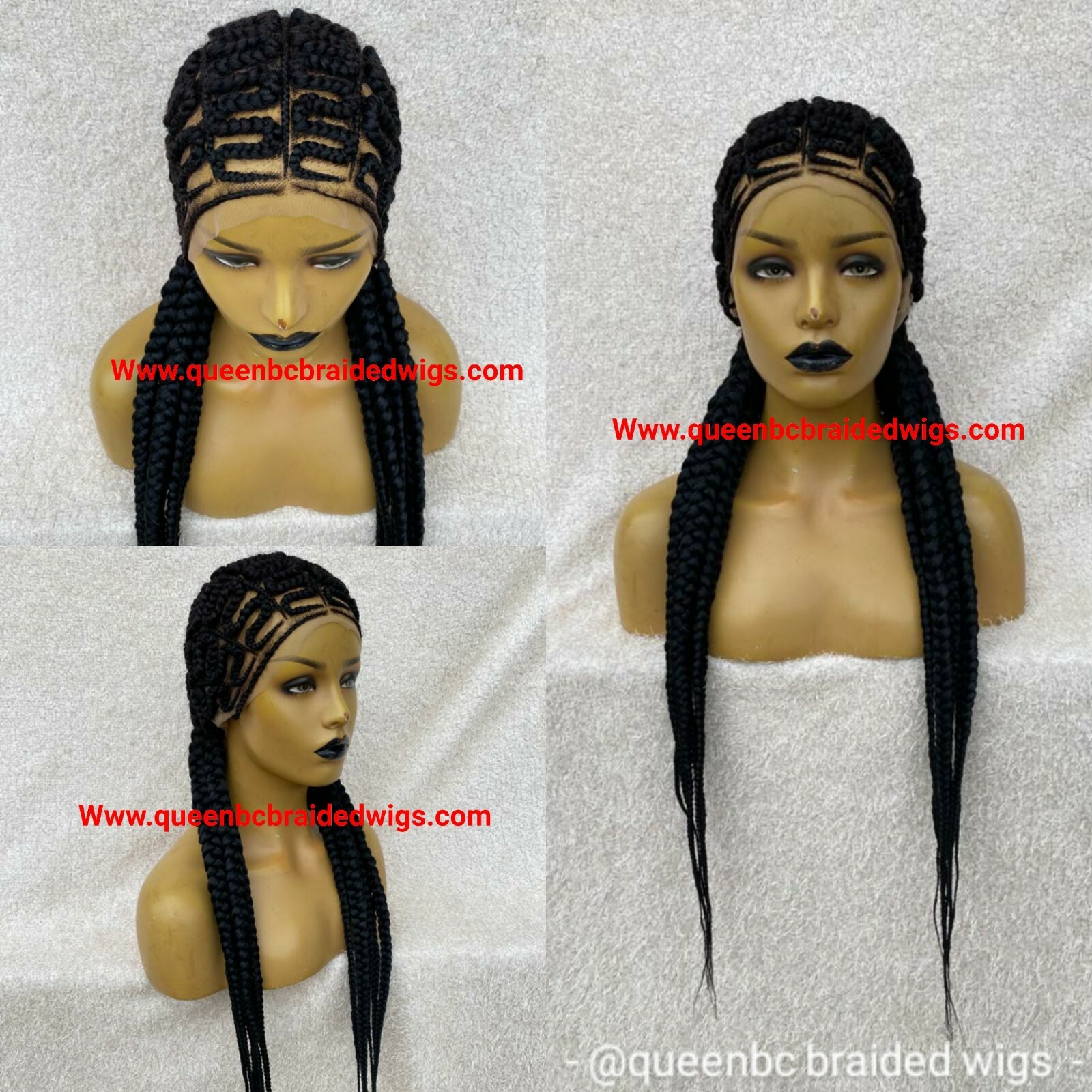 Braided Wig: beautiful cornrow wig.Handmade braided wig. pre-order 2-3WEEKS