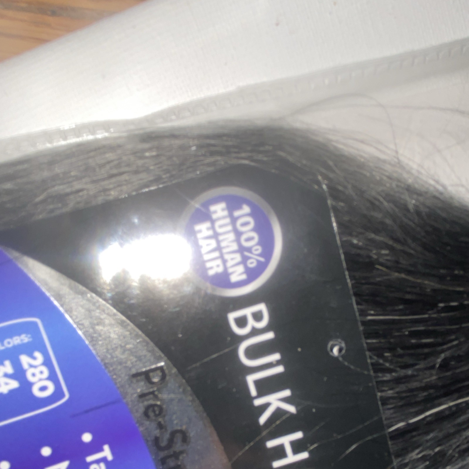 Foxy Silver Yaki Bulk Human Hair Extension 14″ (2) Color 44 Tangle Free
