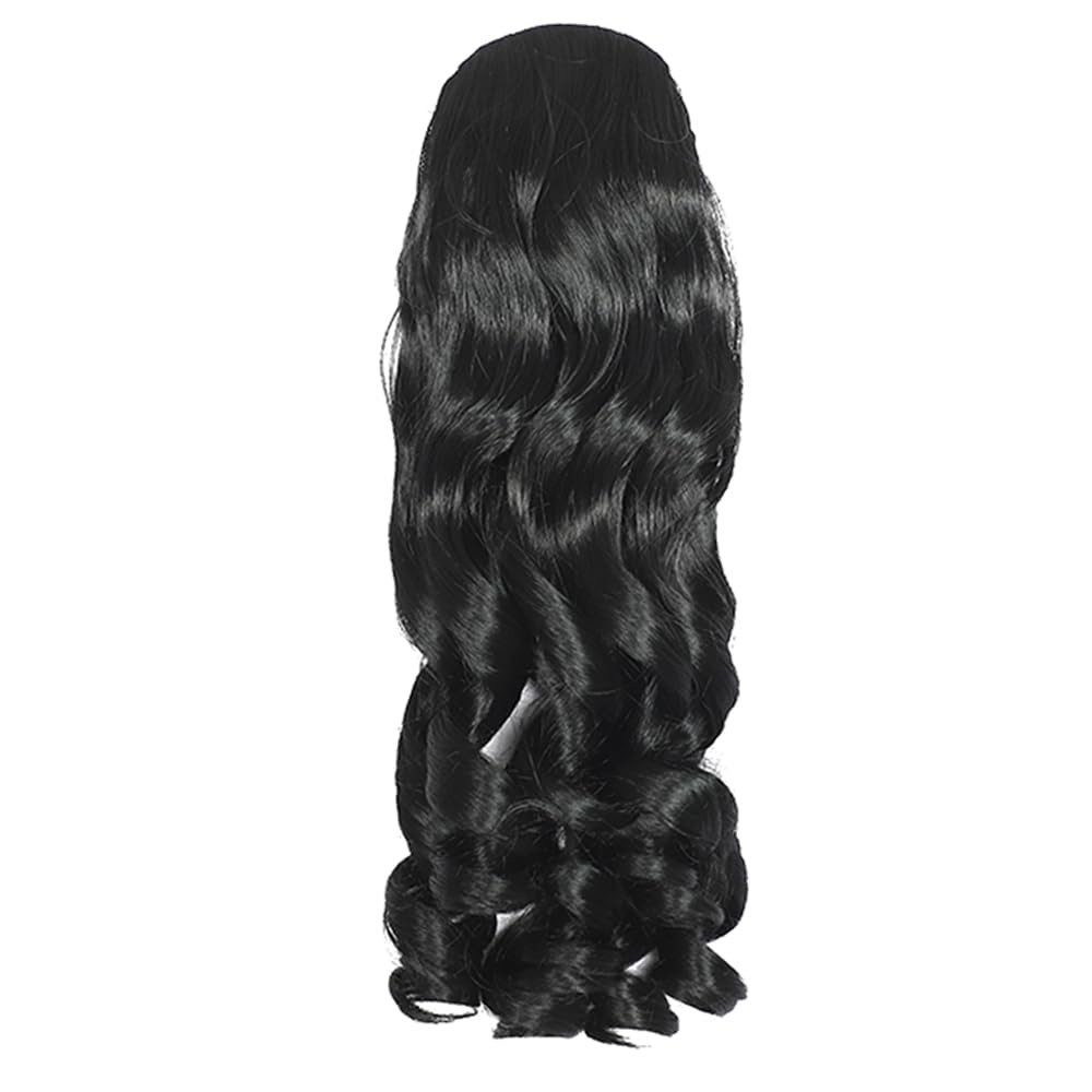 14 Inch Ponytail Extension Black Freedom Curl 120g Drawstring – Clip In Curly