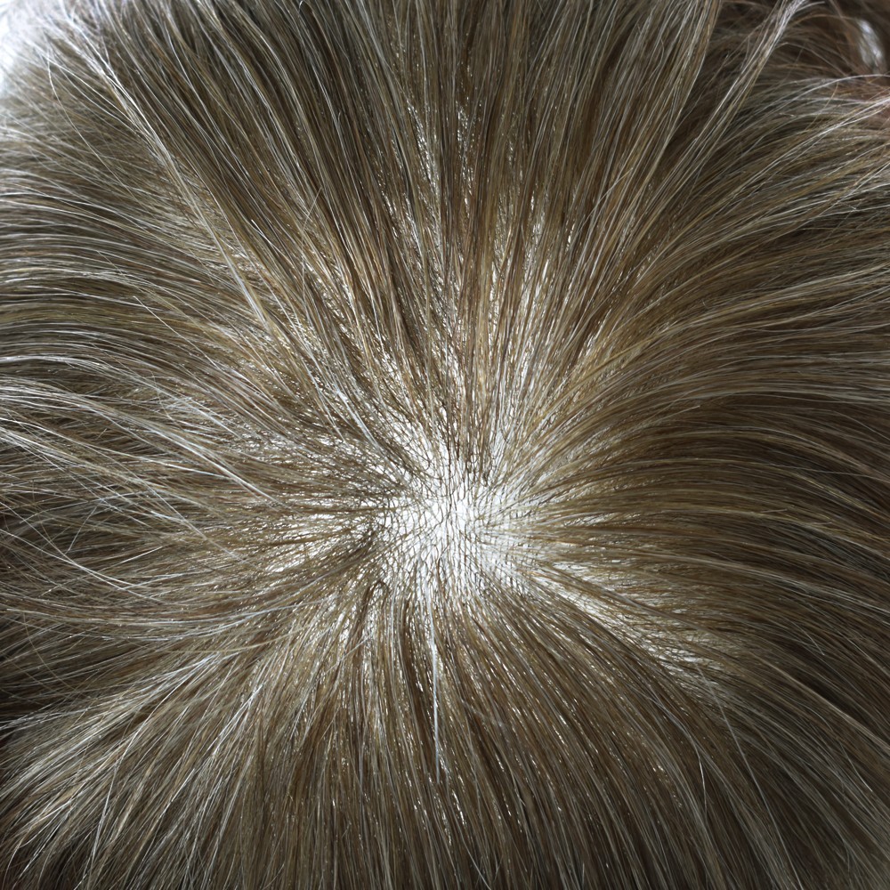 Invisible Ultra Thin Skin Mens Toupee Hair Replacement Poly Hairpiece PU Systems