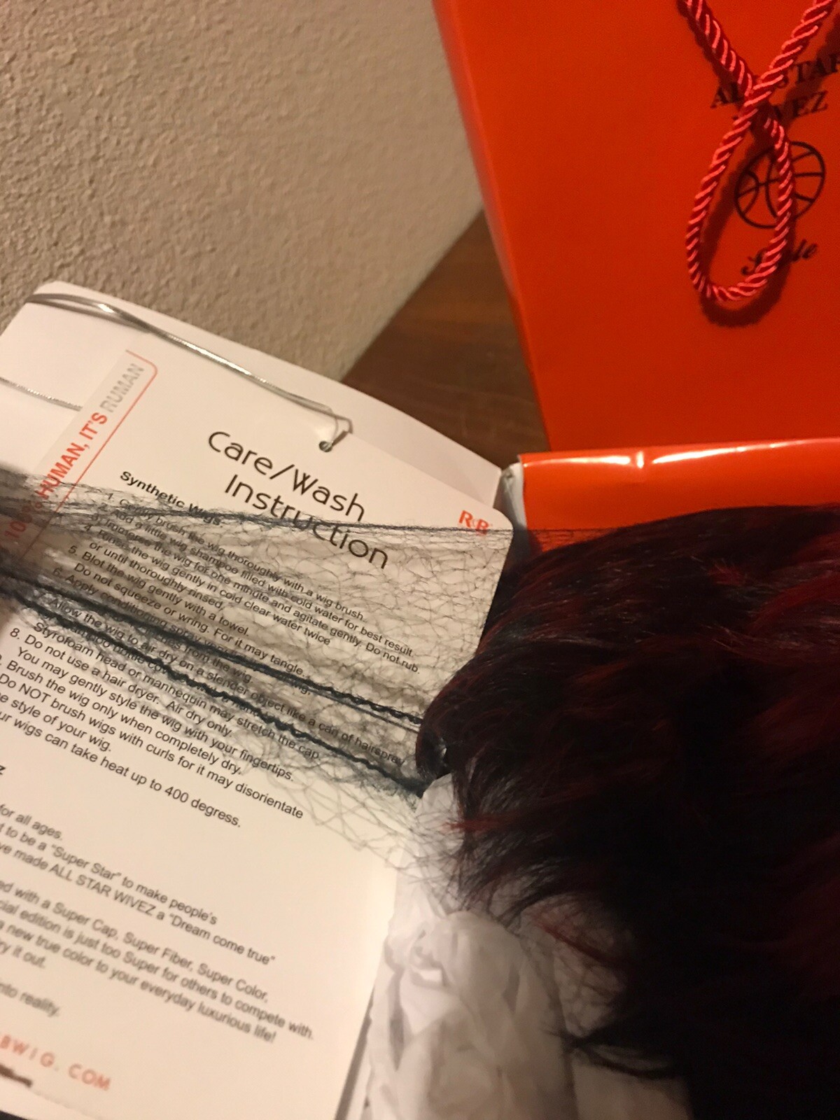 All Star Wivez Wig Red Black RNB Wig