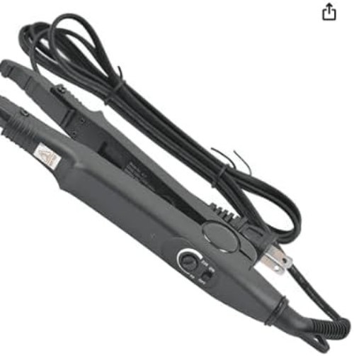 Complete Hair Styling Kit: Fusion Heat Iron, Clips, and Keratin Beads Bundle