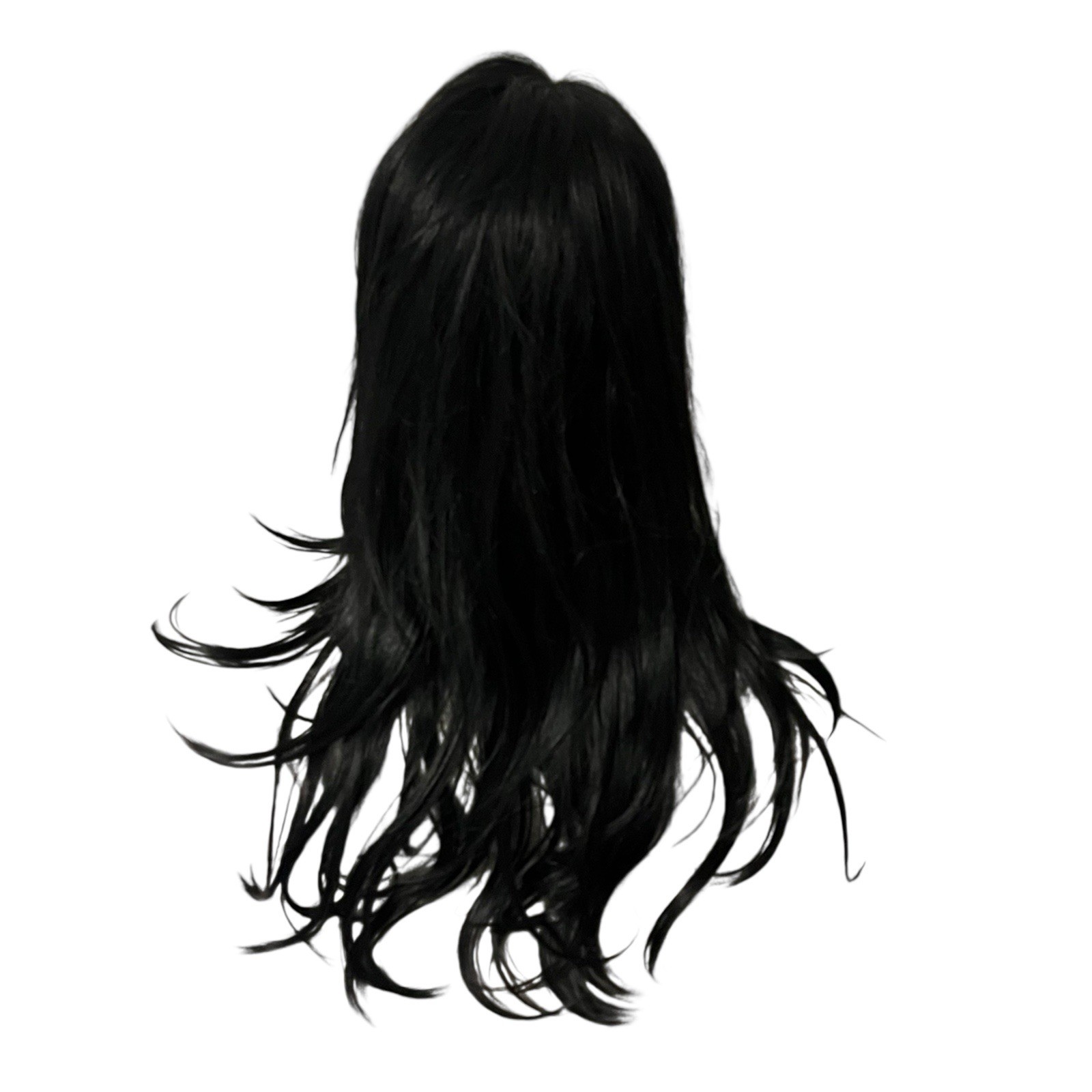24” Long Black Lace Front Wig Japanese Synthetic Fiber Uncut Lace New A+ Aerus