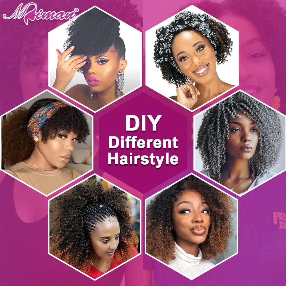 6 Packs 8 Inch Short Grey Passion Twist Hair Marlybob Jerry Curl Crochet Hair…