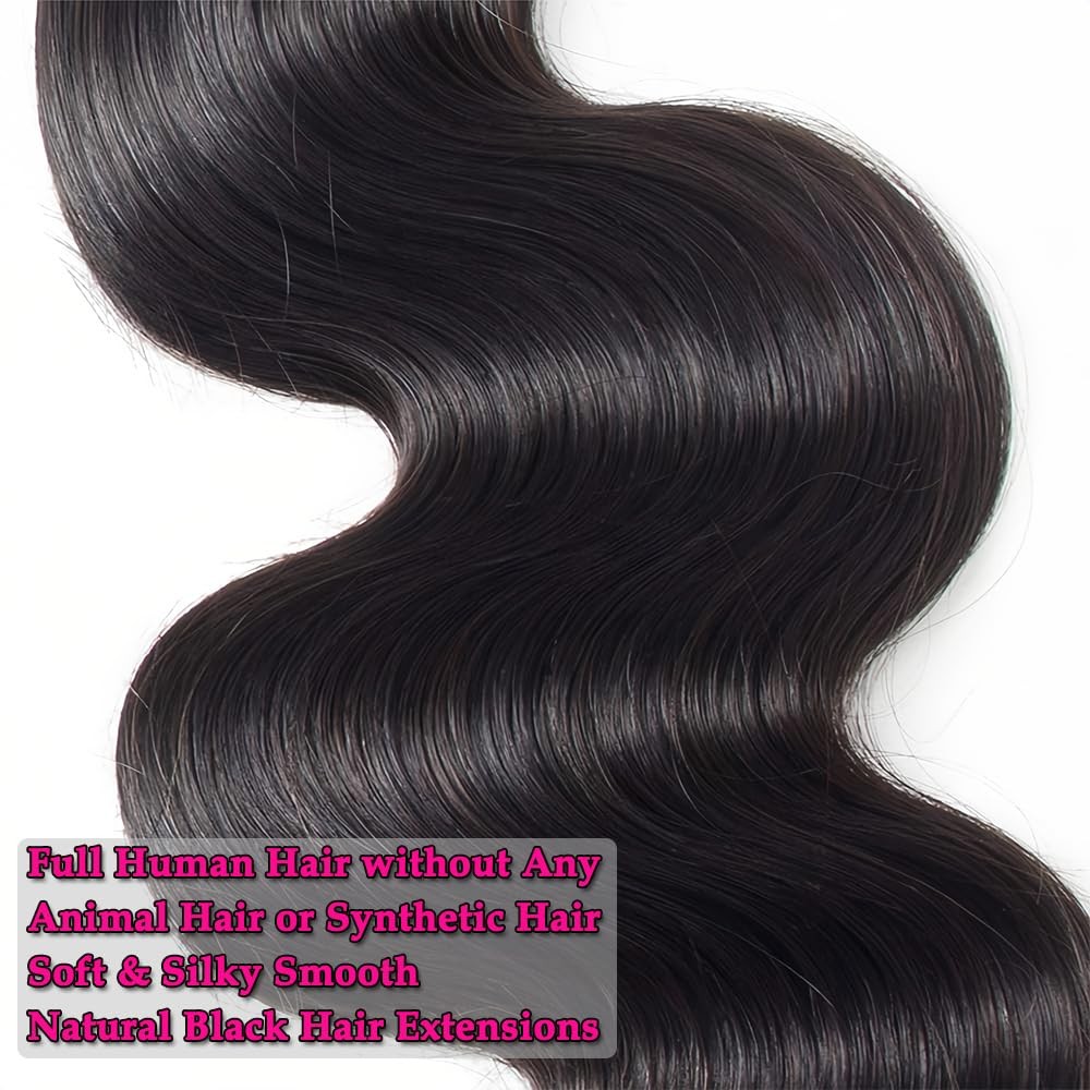 12A Human Hair Bundles 100g Body Wave Bundles Human Hair Extensions 24 Inch Braz