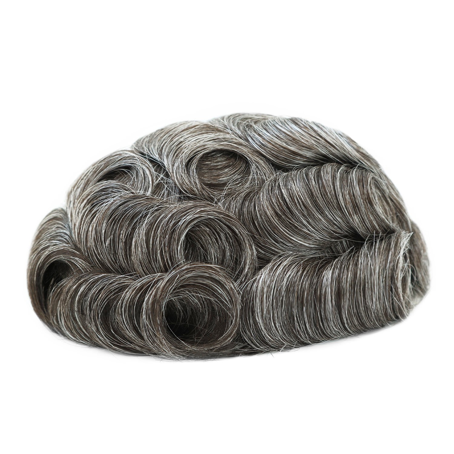 Mens Toupee Ultra Thin Skin 0.04mm Human Hair Replacement System Hairpieces #540