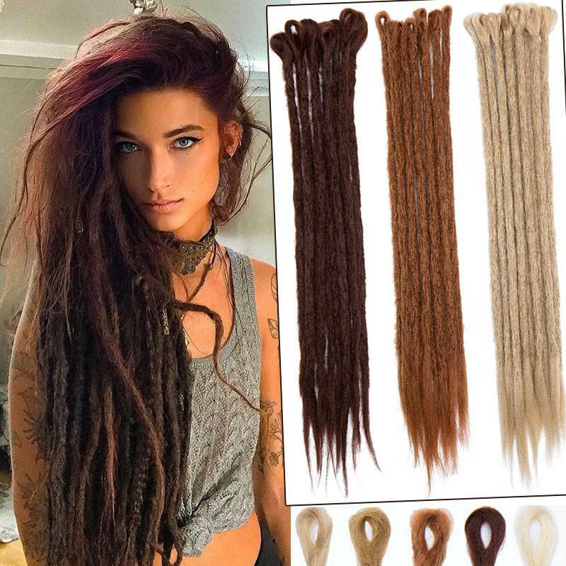 Afro Reggae Faux Locs Crochet Braid Hair Extensions Long Dread Lock Dreadlocks