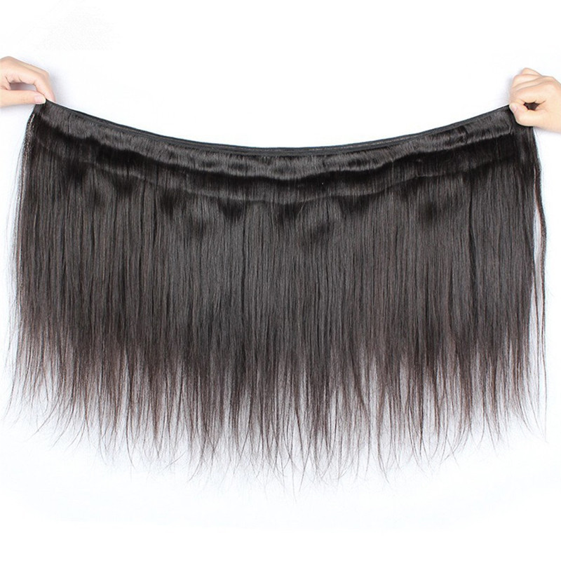 28 30inch Unprocessed Straight 400g 4Bundles Brazilian Virgin Human Hair Weft US