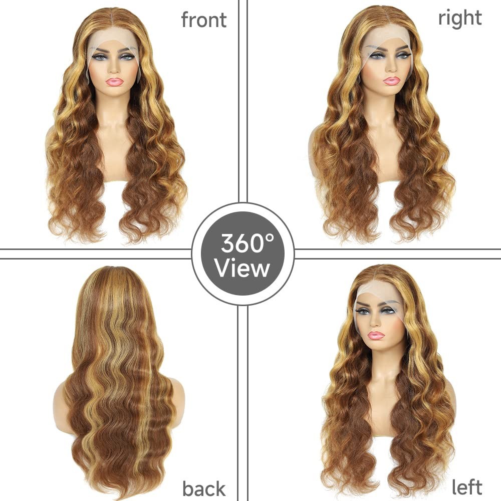 Transparent Lace Wigs Human Hair Ombre 1B/30 Lace Front Wigs 5×5 Boyd Wave