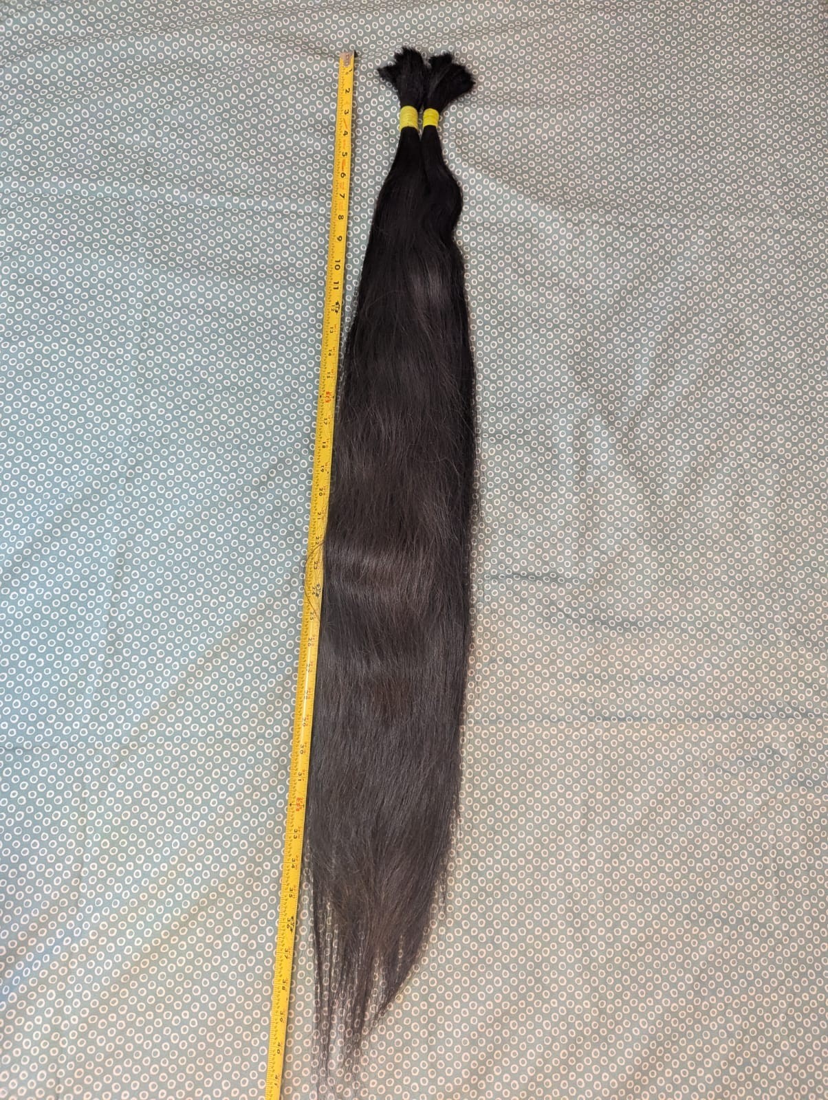 Human Hair real ponytail Straight Dark Brown 42 inches 248.7g