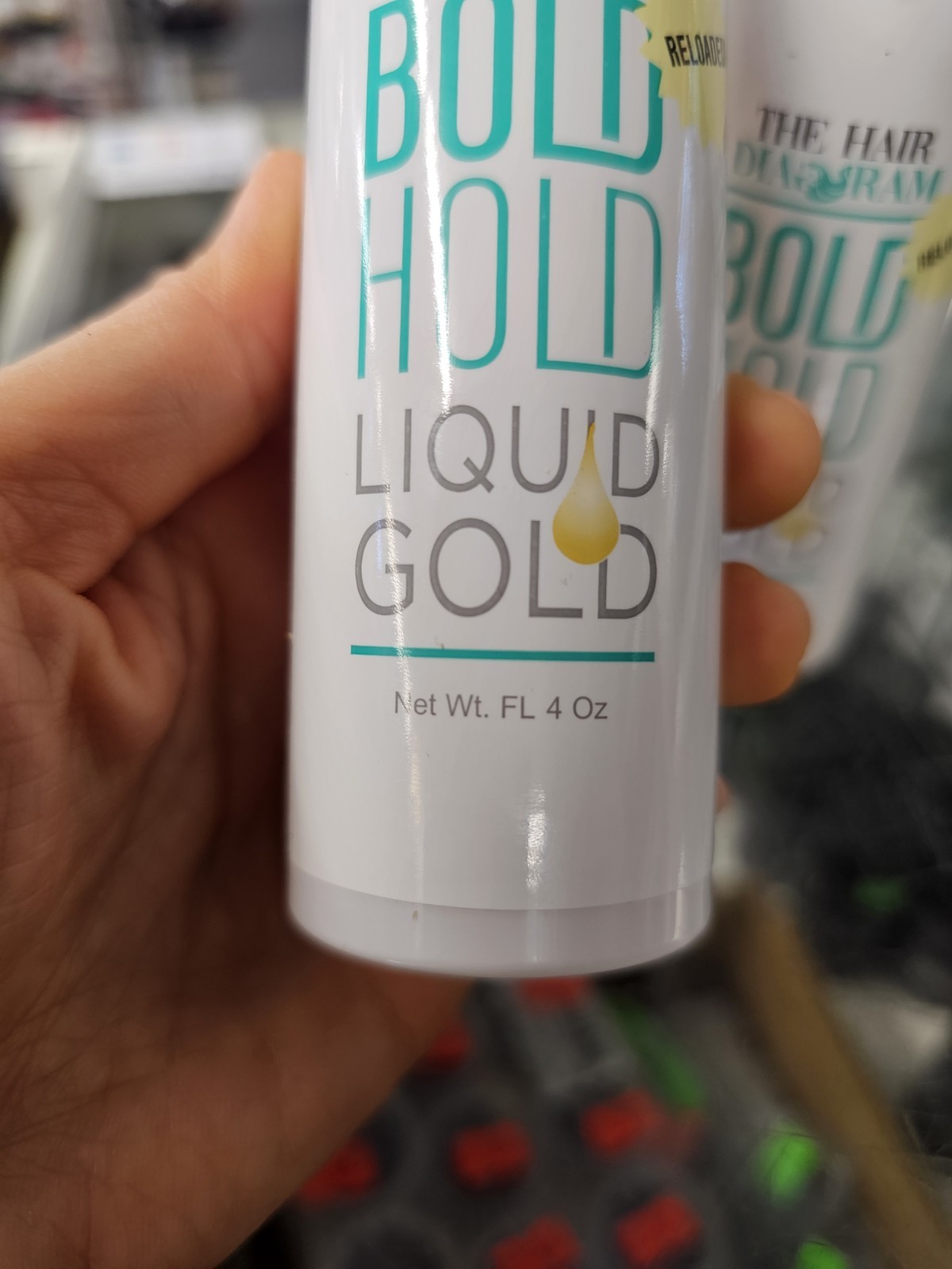 2 Bottles Of – Bold Hold Liquid Gold Glueless Lace Gel, Temporary Hold – 4oz