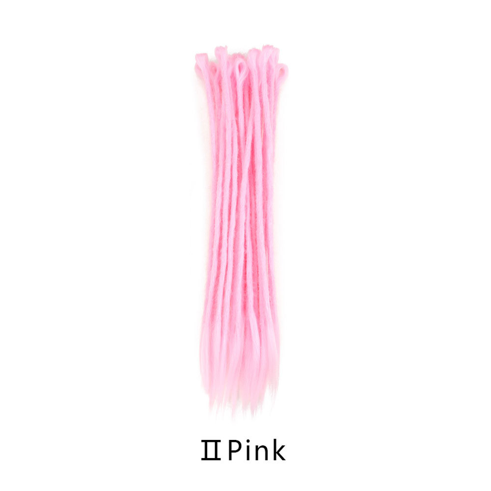 50cm Ombre Dreadlocks Extensions Crochet Braiding Hair Dreads Locs Synthetic New