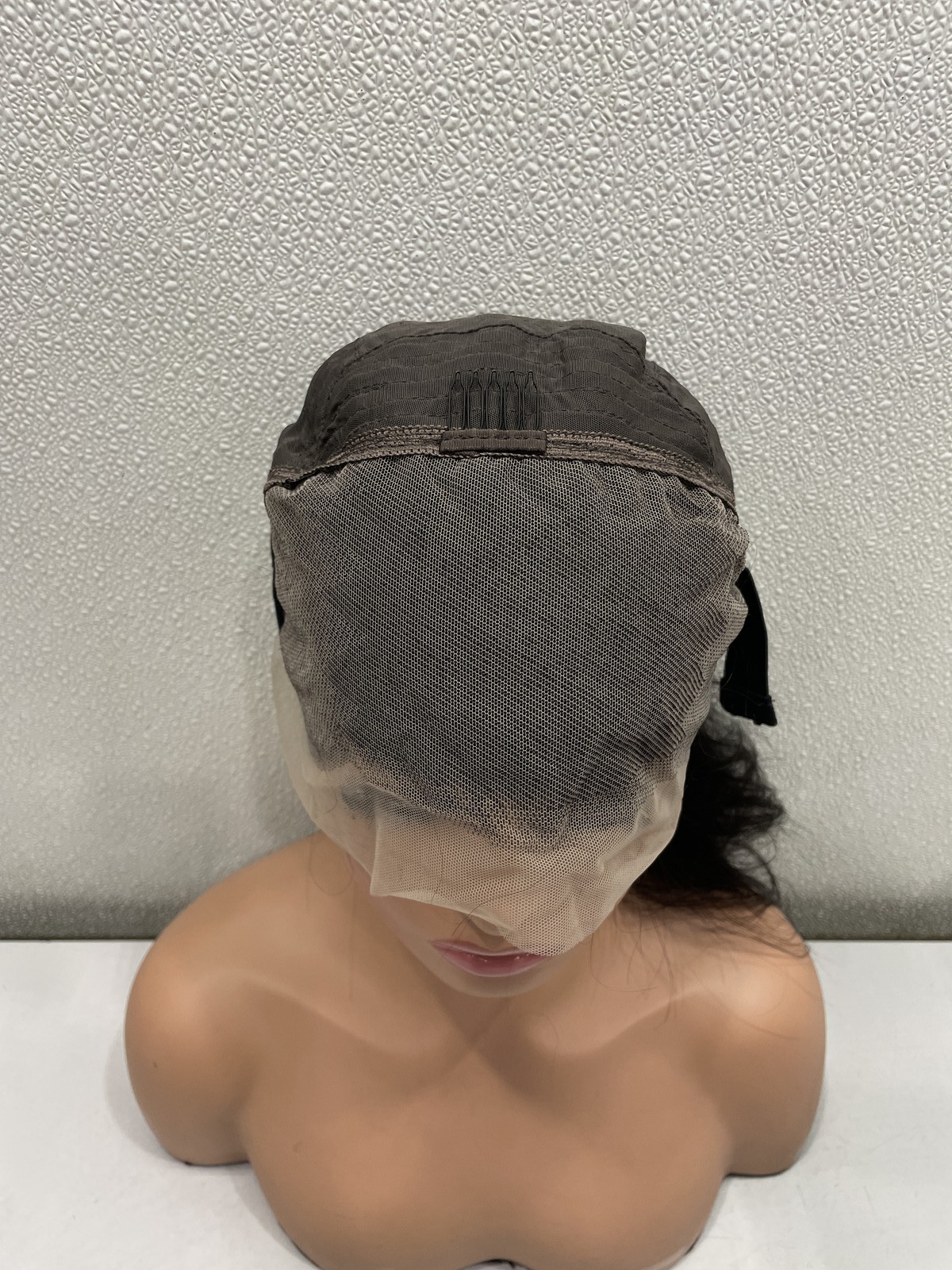 Natural Black Straight Human Hair Blend 13X4 Lace Front 180% Density Wig, 18″