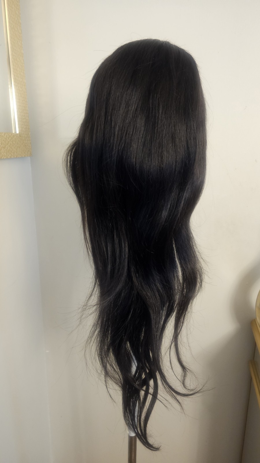 High Quality regular Top 24 to 26″ straight 100% Virgin Human Hair Lace Wig