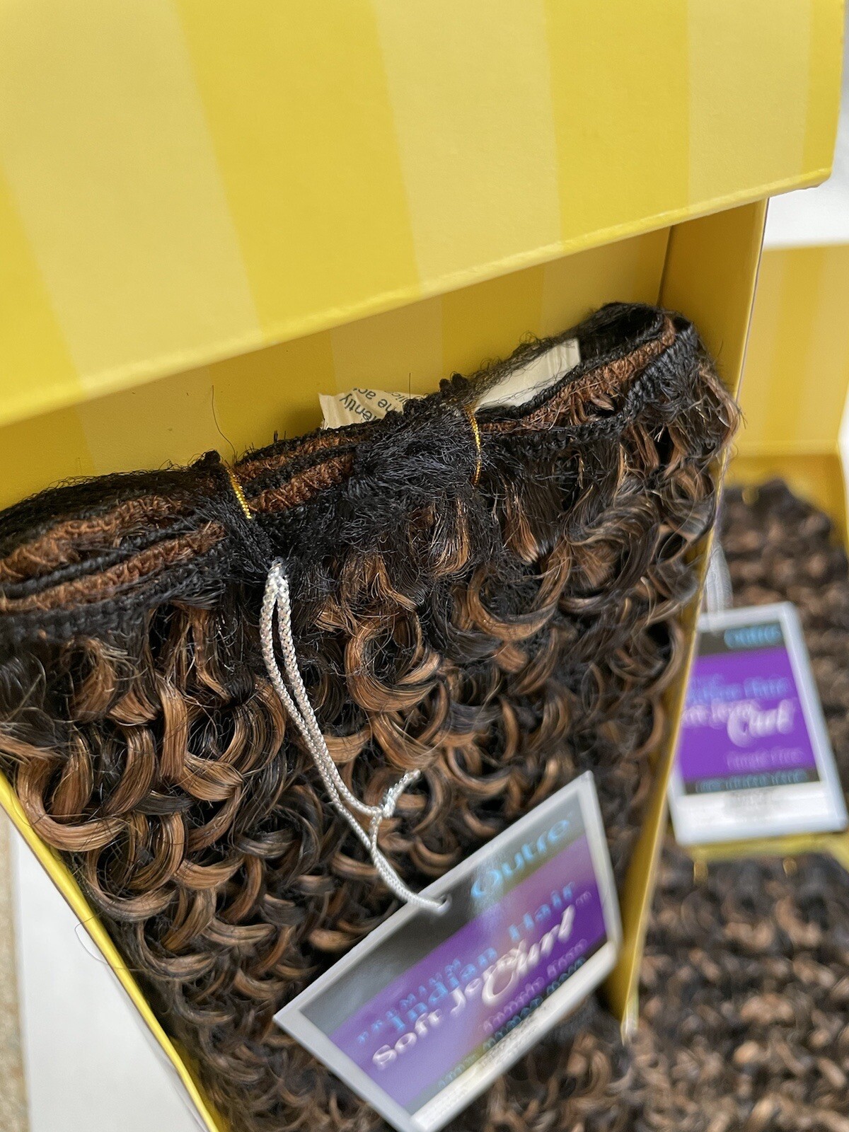100% Human Hair for Weaving by Outre, Soft Jerry Curl, Premium Indian Hair 1B/30
