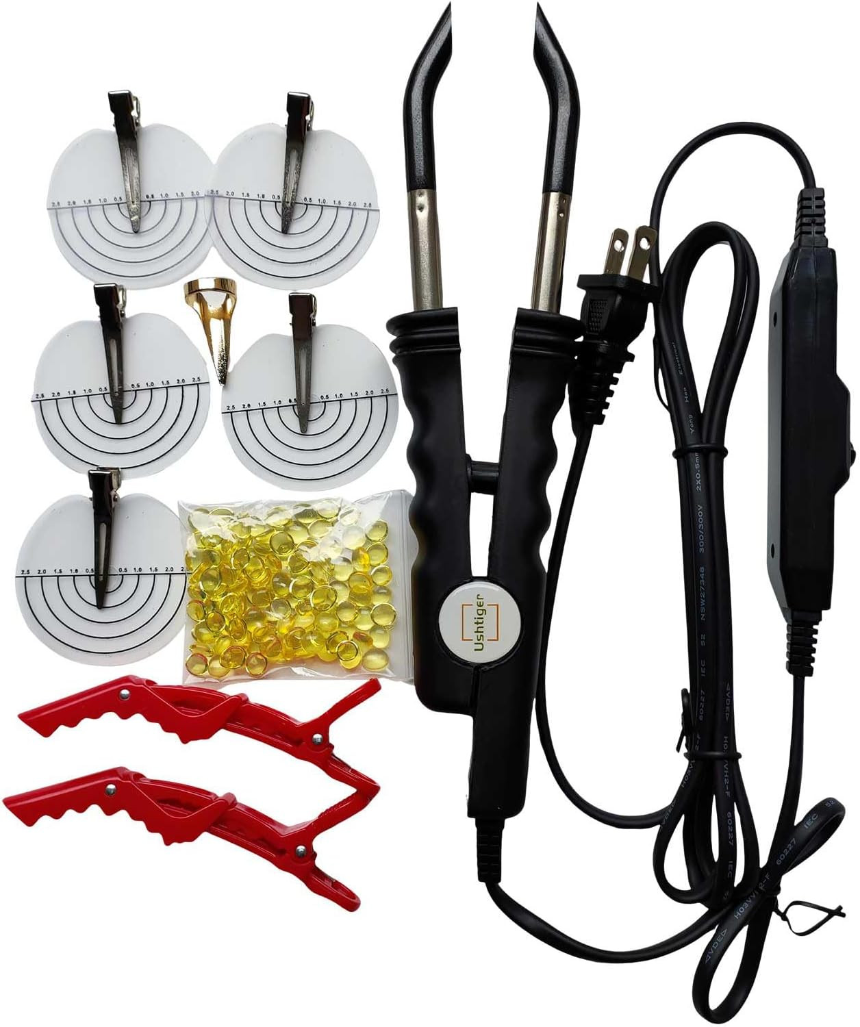 Fusion Extension Tools Hair Extension Connector Machine Pre Bonded Keratin Flat