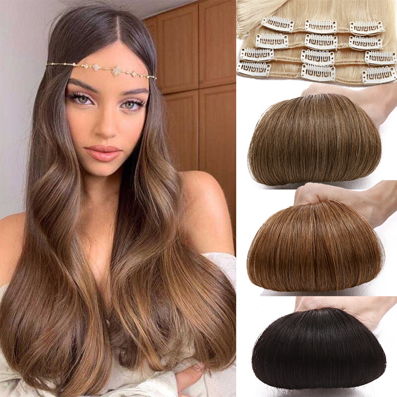 Soft Clip In hair Extensions Real 100% Remy Brazilian Human Hair Short Long 8PCS