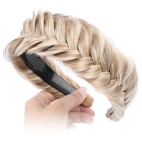 Braided Headband With Teeth Braids Hairband With Tooth Light Highlighted