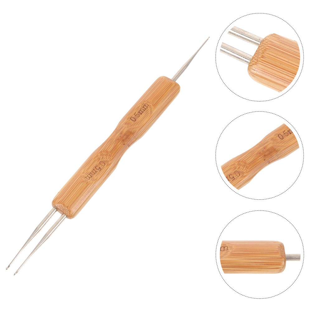 Dreadlock Kit Dreadlocks Braiding Tool Weaving Hook Crochet for Hair
