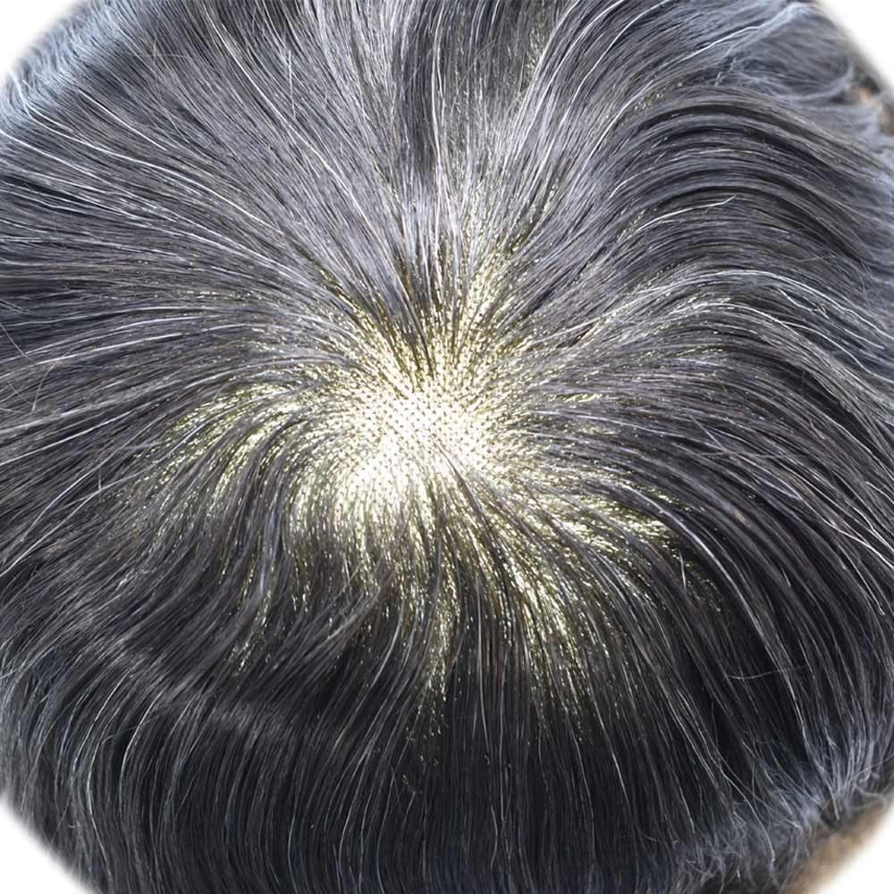 Toupee for Men Hair System Replacement Monofilament Mens Toupee Hairpiece