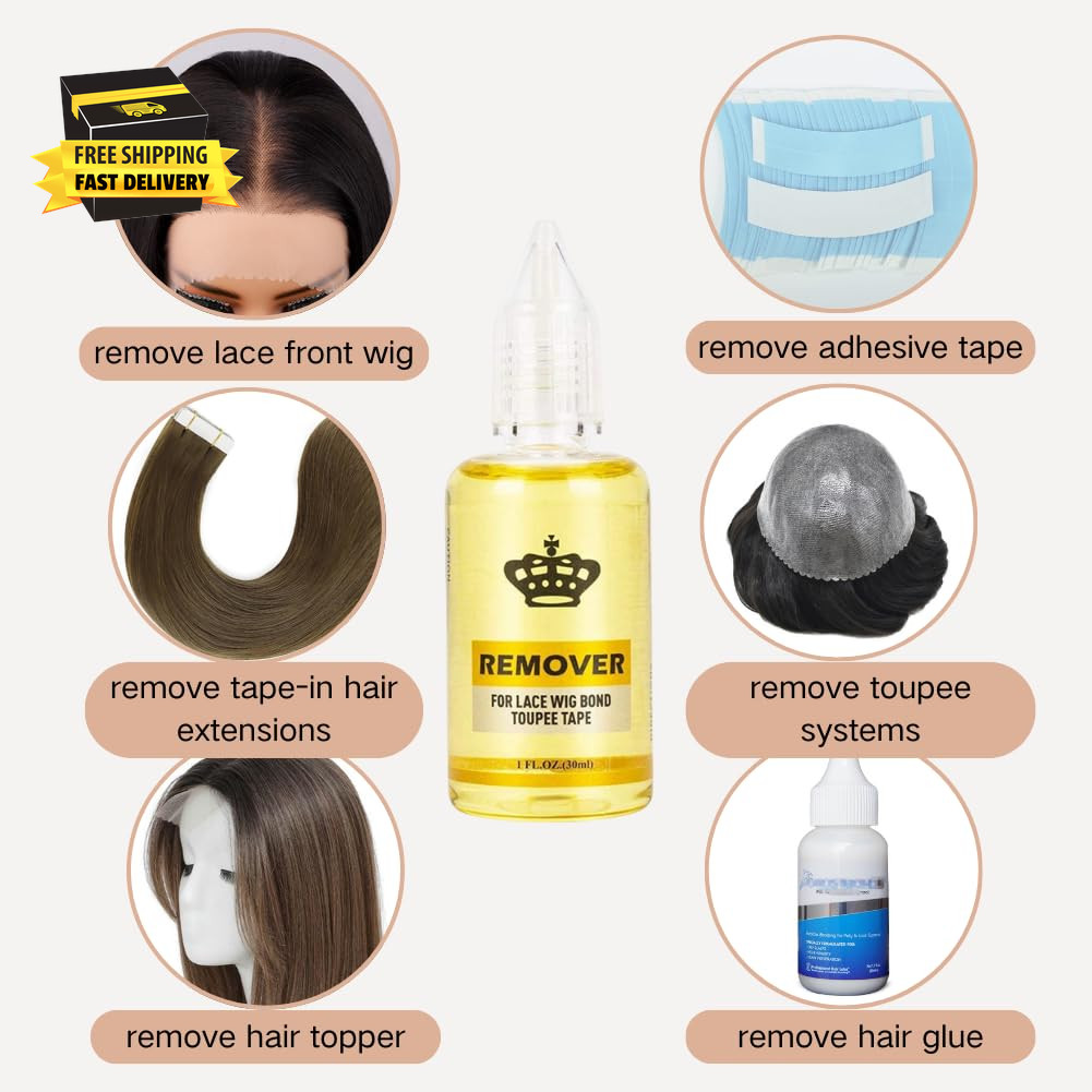 Tape in Extension Remover for Hair Extension Hair Glue Remover Tape Gentle & Eff