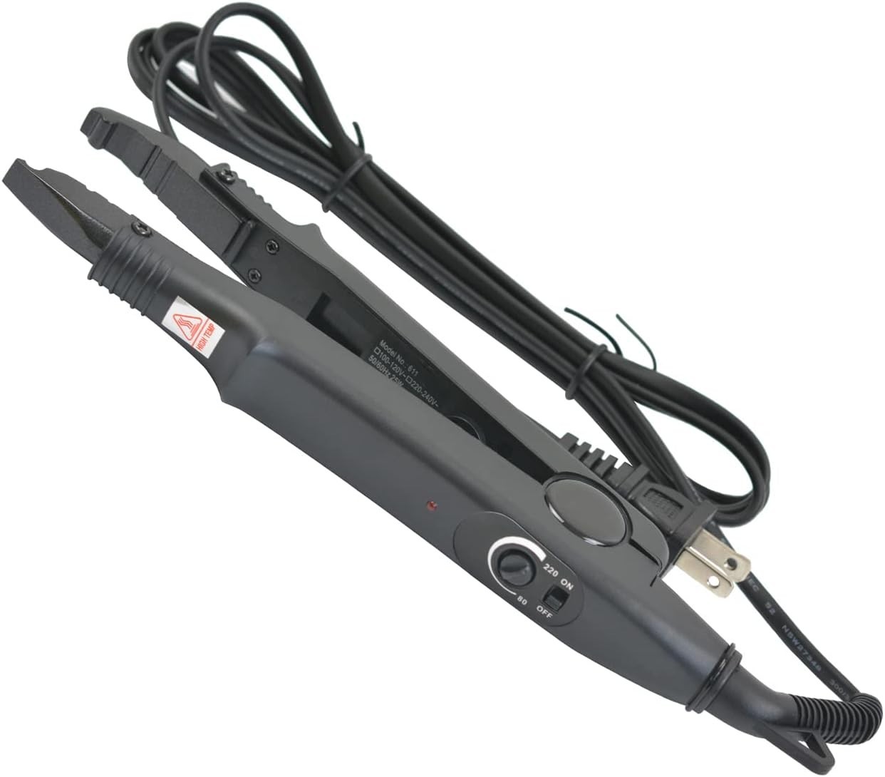 Complete Hair Styling Kit: Fusion Heat Iron, Clips, and Keratin Beads Bundle