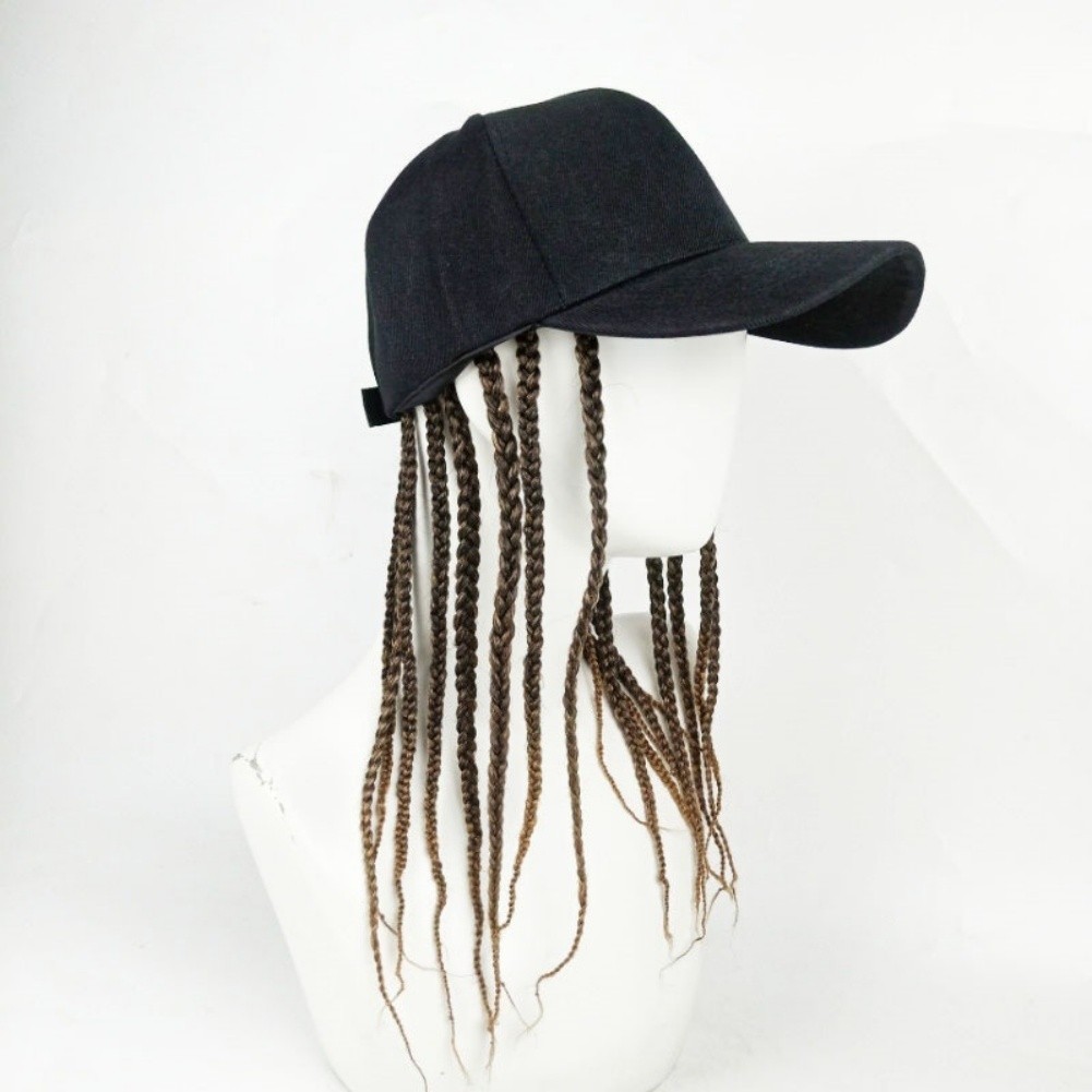 Adjustable FOR BRAIDED Dreadlock Hat – Black White Options for Women and Men