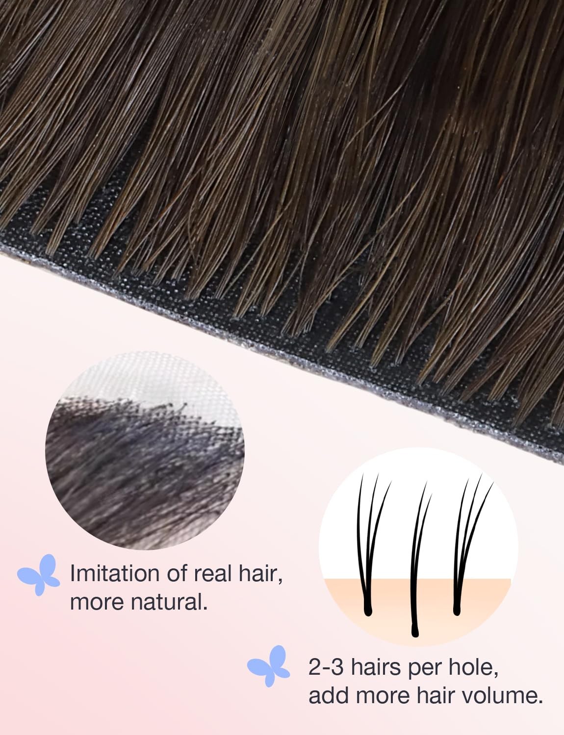Doores Invisi Edge Tape In Hair Extensions Chocolate Brown 10 Injection