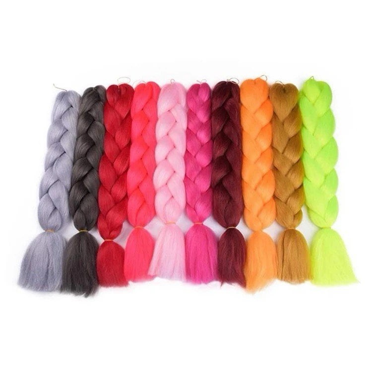 24inch Pre-Stretched EZ Braid synthetic Hair Extensions Braiding Kanekalon