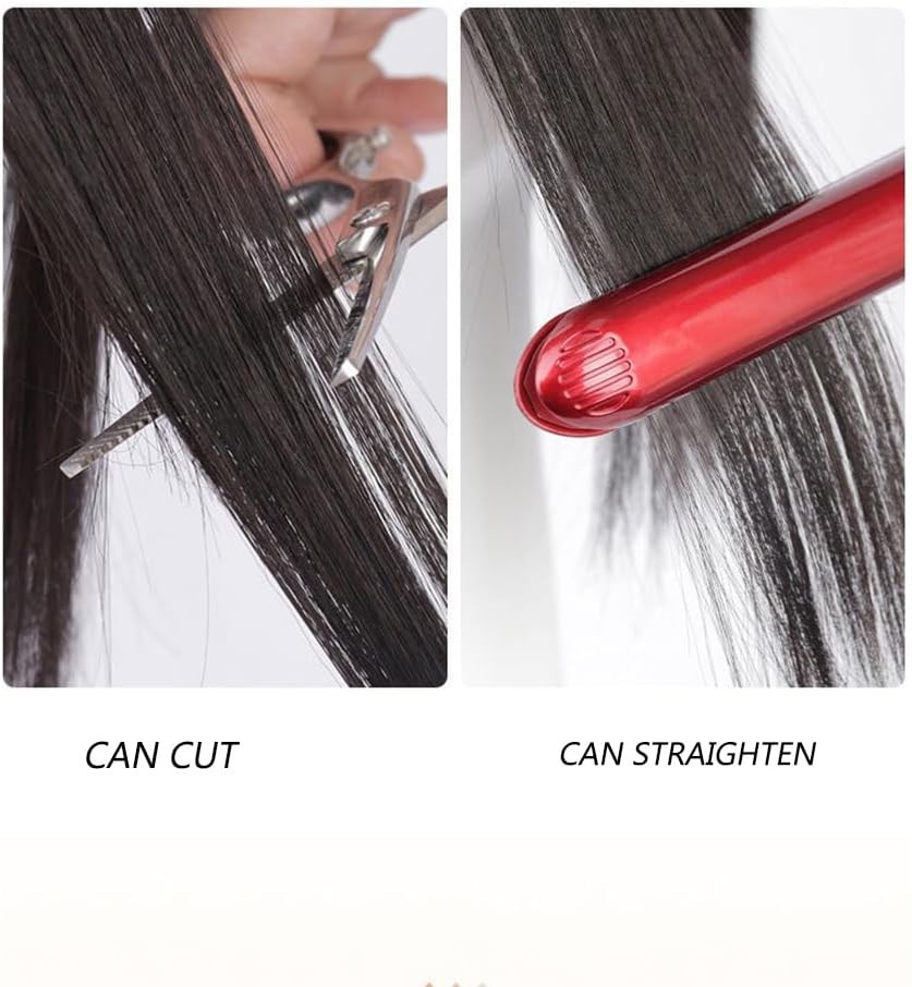 Clip In Human Hair Straight Bangs Toppers For Women Thinner Hair Replacement