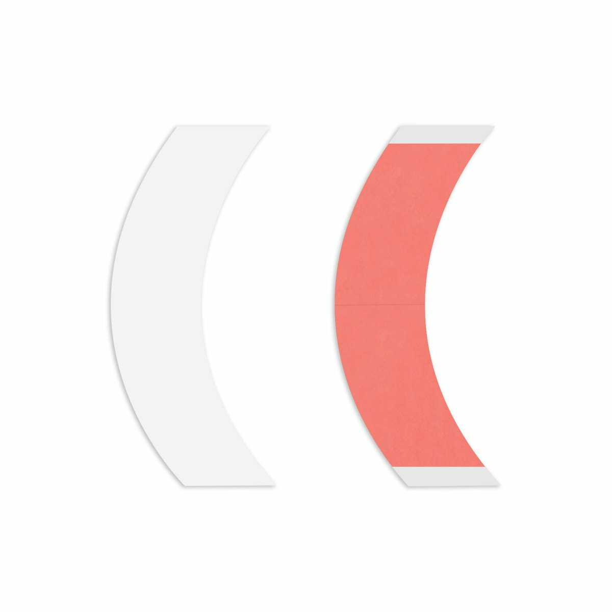 Sensi-Tack Red Liner Clear CC Contour Tape Toupe Wig 108 PCS By Walker Tape Co.