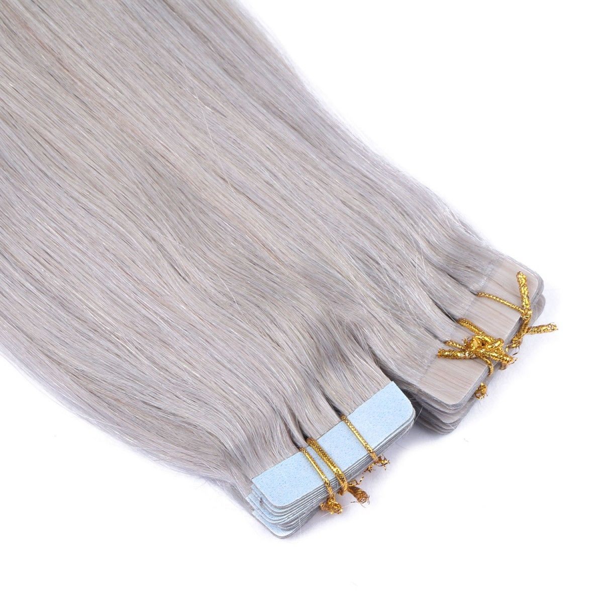 Seamless 16-26inch PU Skin Weft Blonde Tape in Remy Human Hair Extensions 30-70g