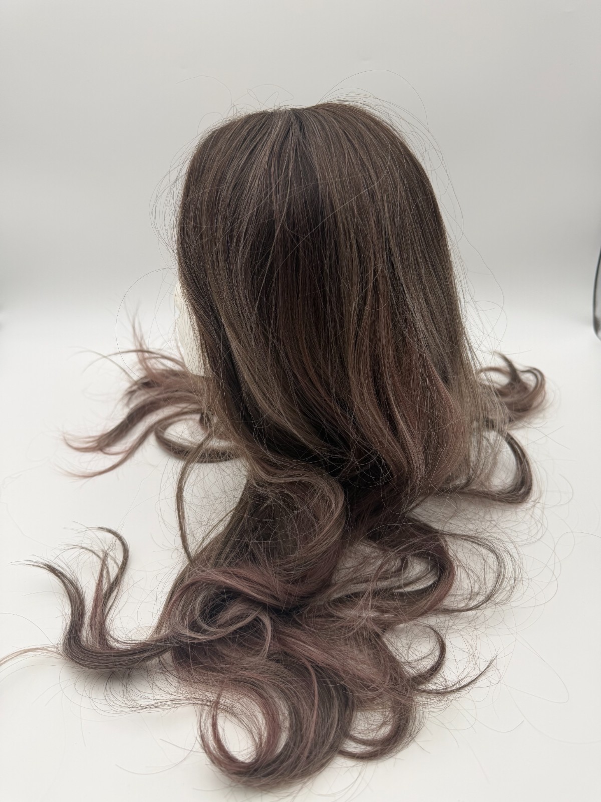 Long Wavy Brown Synthetic Wig