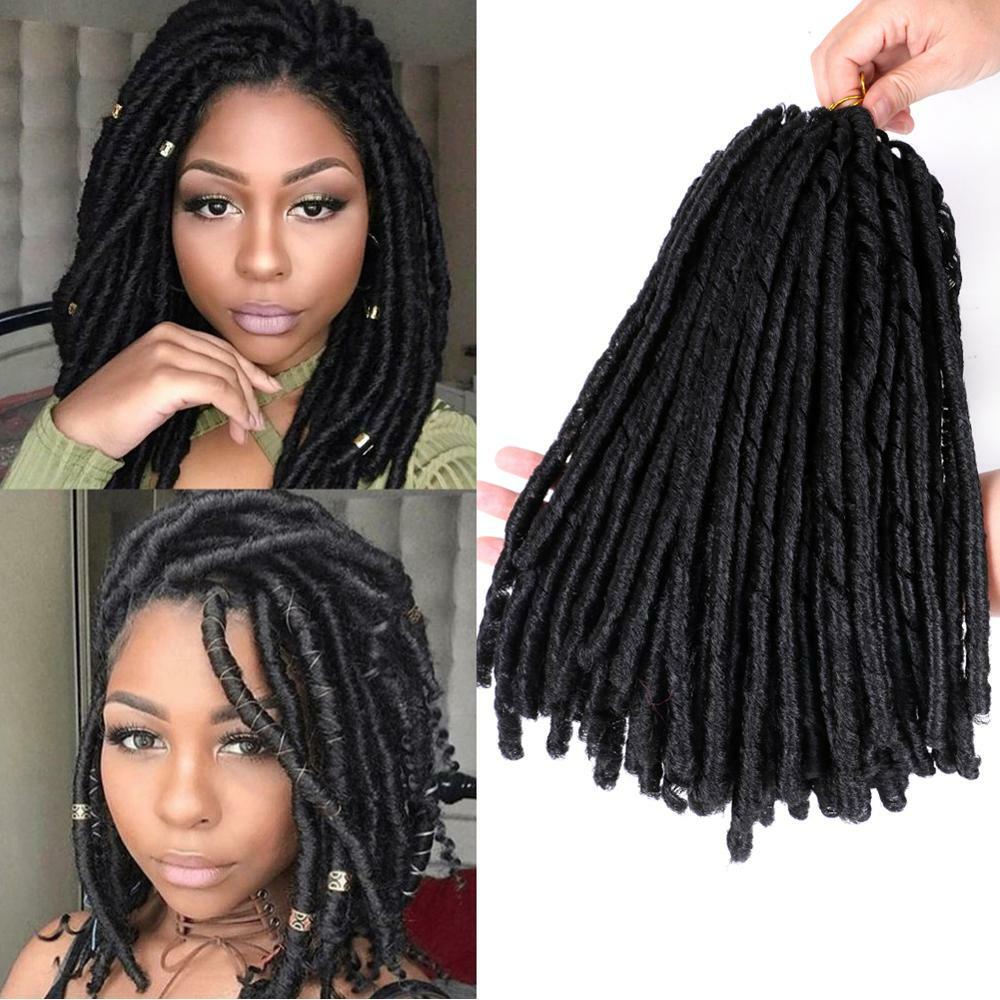 14 Inch Soft Faux Locs Crochet Hair Soft locs Synthetic Braiding Hair Extensions