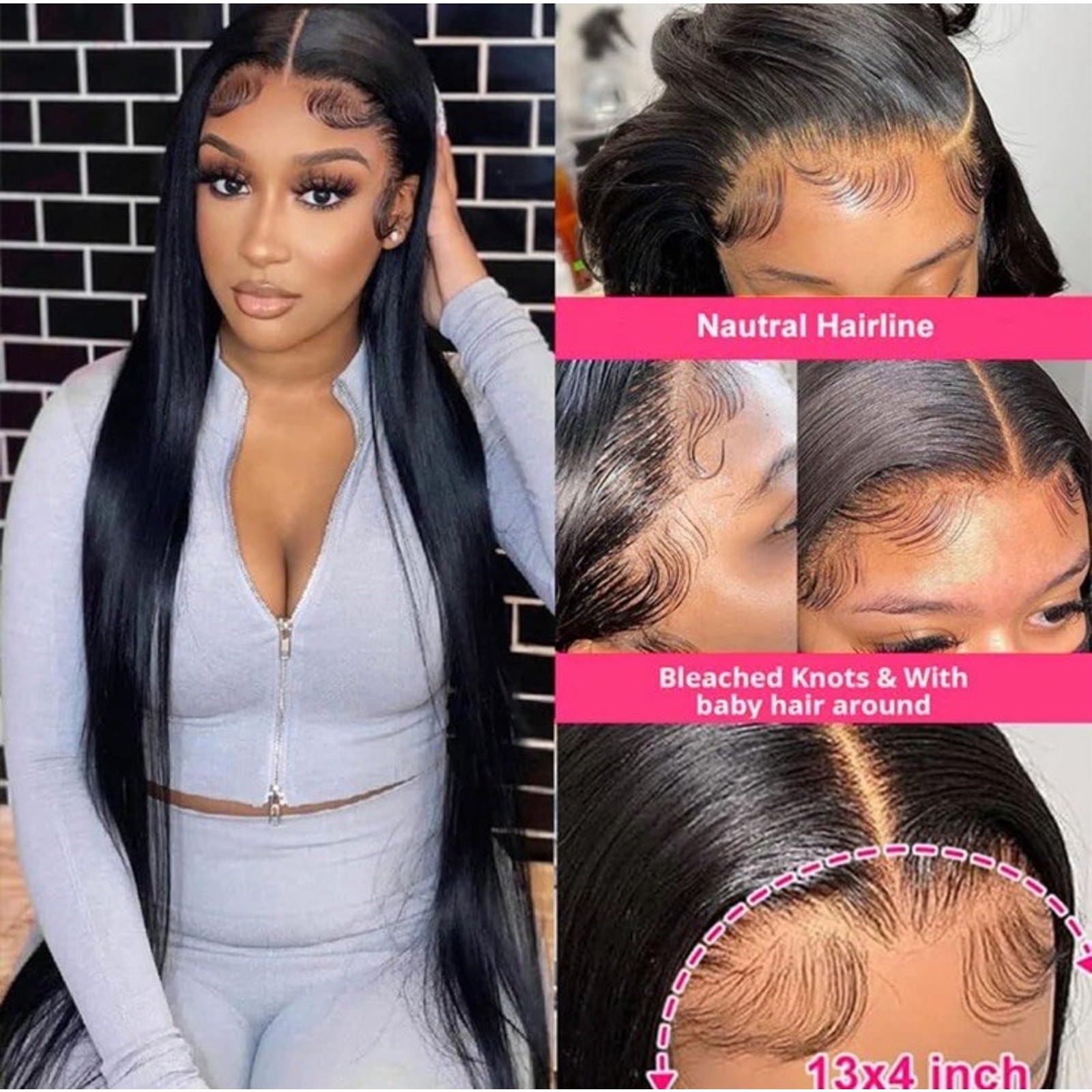 10A Human Hair 16 18 20 22 In Brazilian Virgin Human Hair Bundle With Frontal