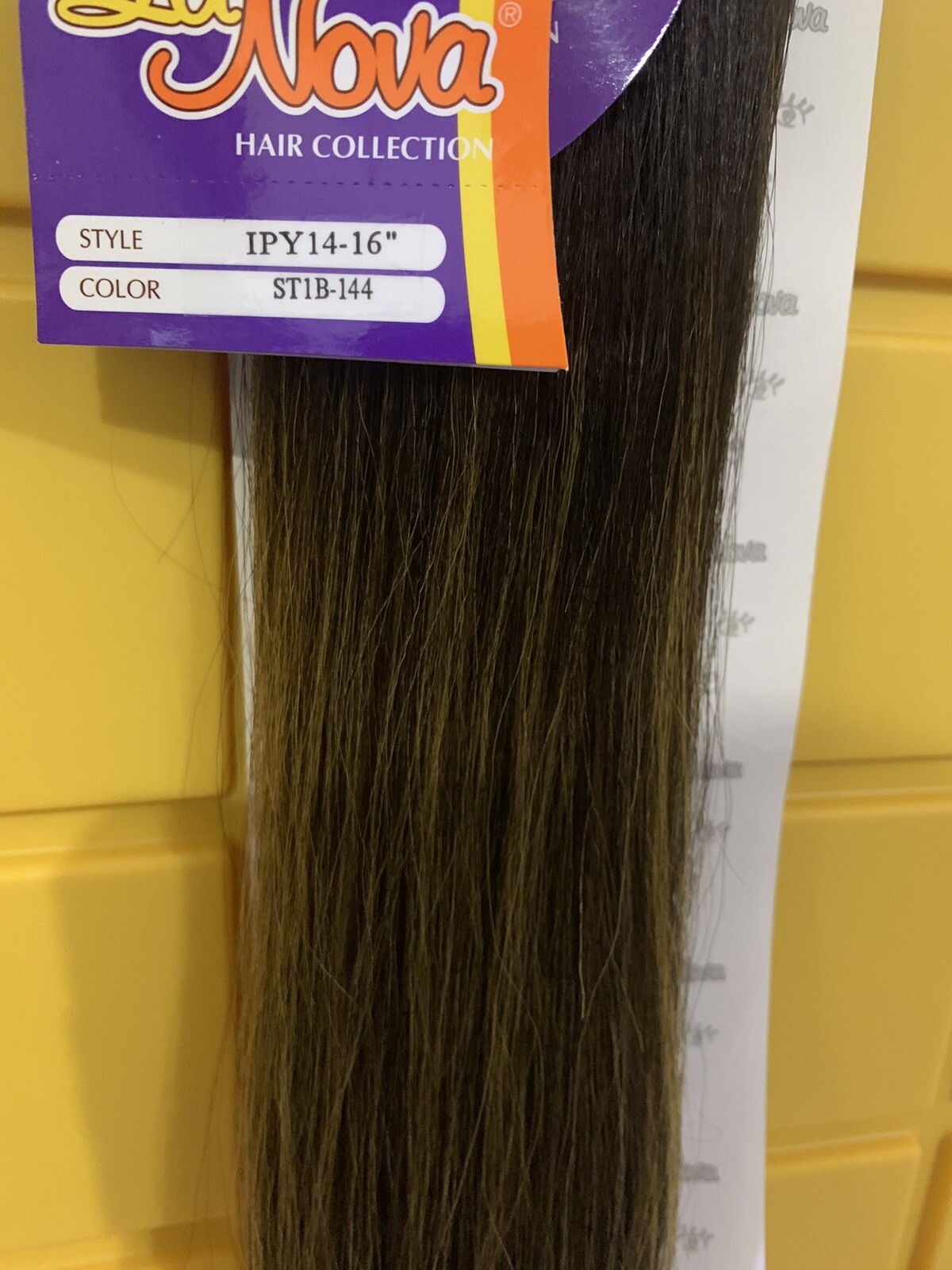 La Nova Italian Perm Yaki 100% Human Hair 14” Color ST1B-144 FREE SHIPPING NIB